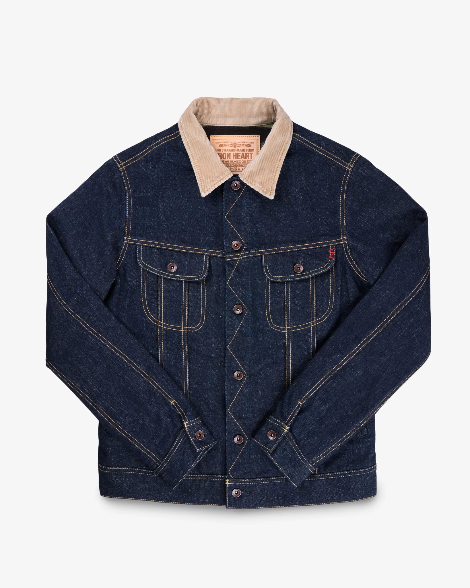 IH-101J-SR 18oz Selvedge Denim Storm Rider Indigo Jacket