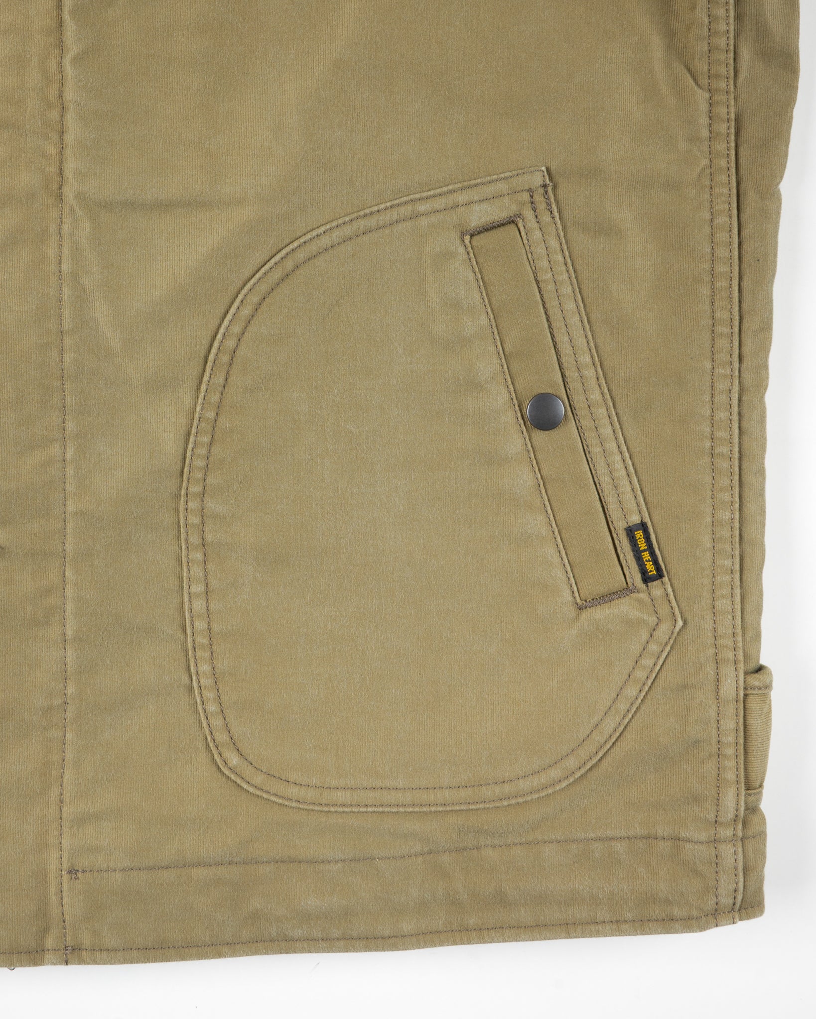 IHM-48-KHA 12oz Whipcord Lightweight N1 Deck Jacket - Khaki