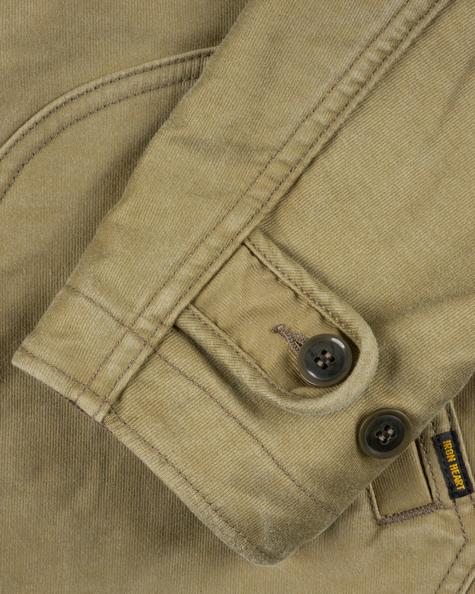 IHM-48-KHA 12oz Whipcord Lightweight N1 Deck Jacket - Khaki