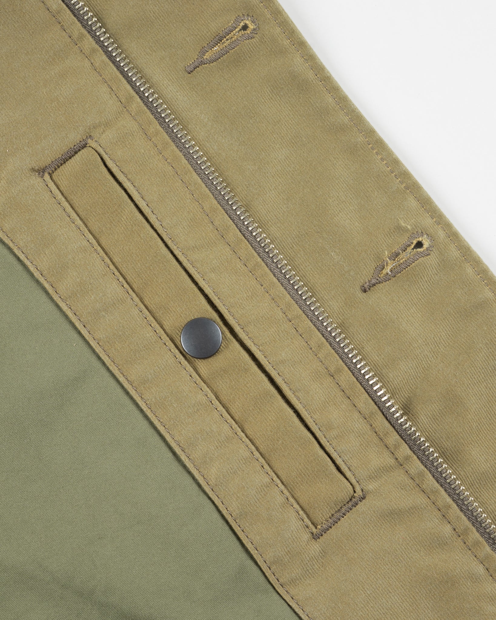 IHM-48-KHA 12oz Whipcord Lightweight N1 Deck Jacket - Khaki