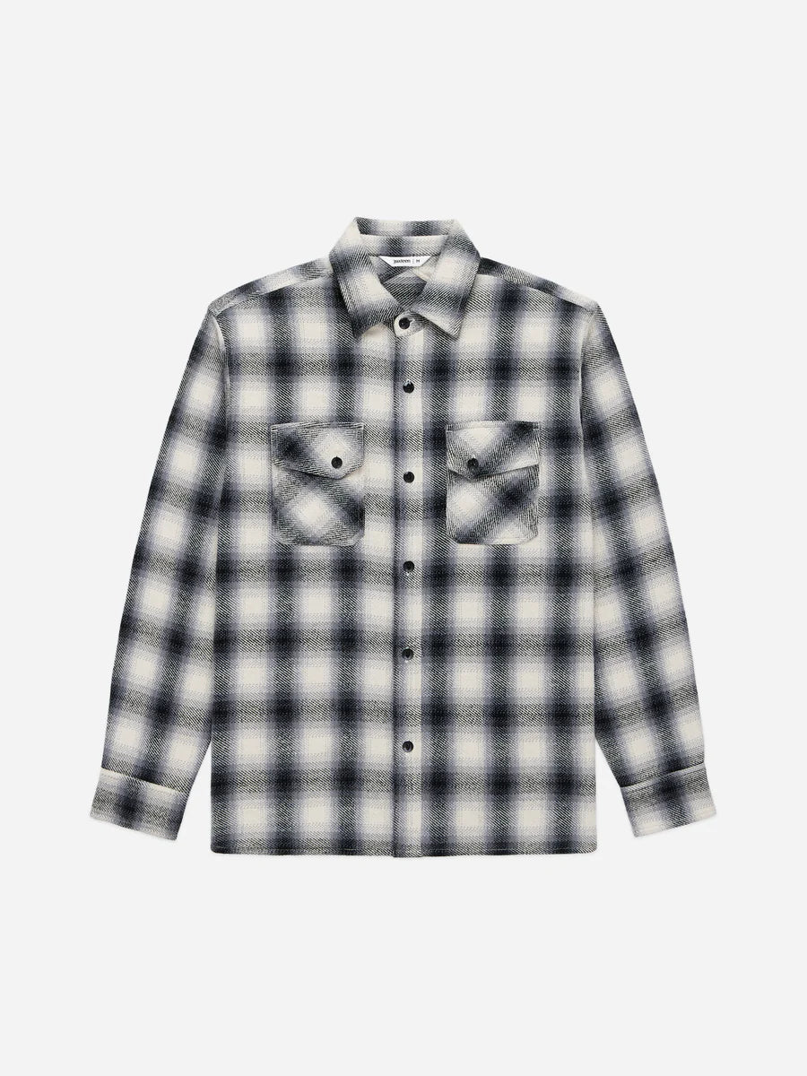Crosscut Flannel Cream/Black