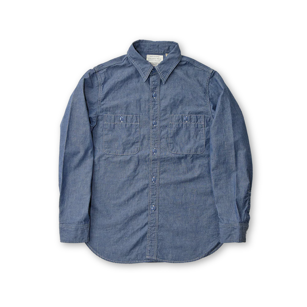 4810-22 Selvedge Chambray Shirt Blue