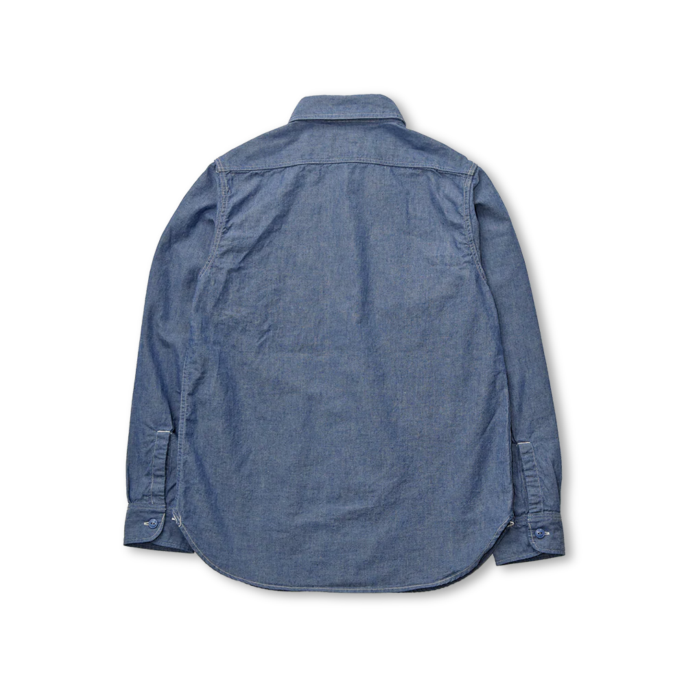 4810-22 Selvedge Chambray Shirt Blue