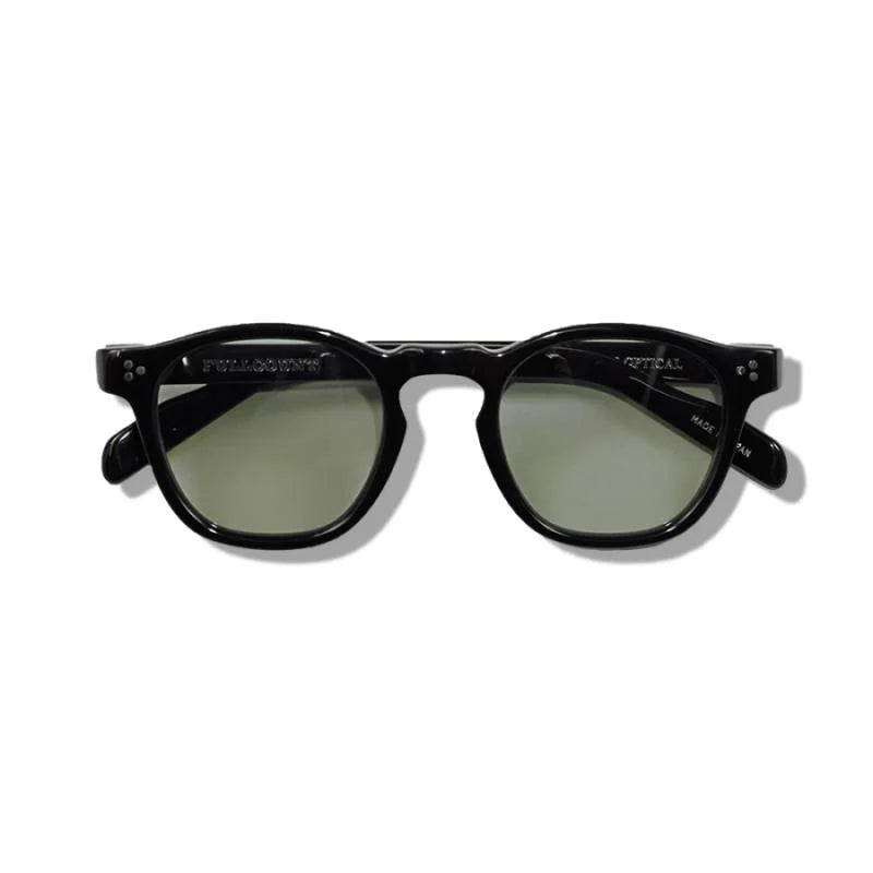 Fullcount x Kaneko Optical "Old Parisien" Sunglasses Black x Green