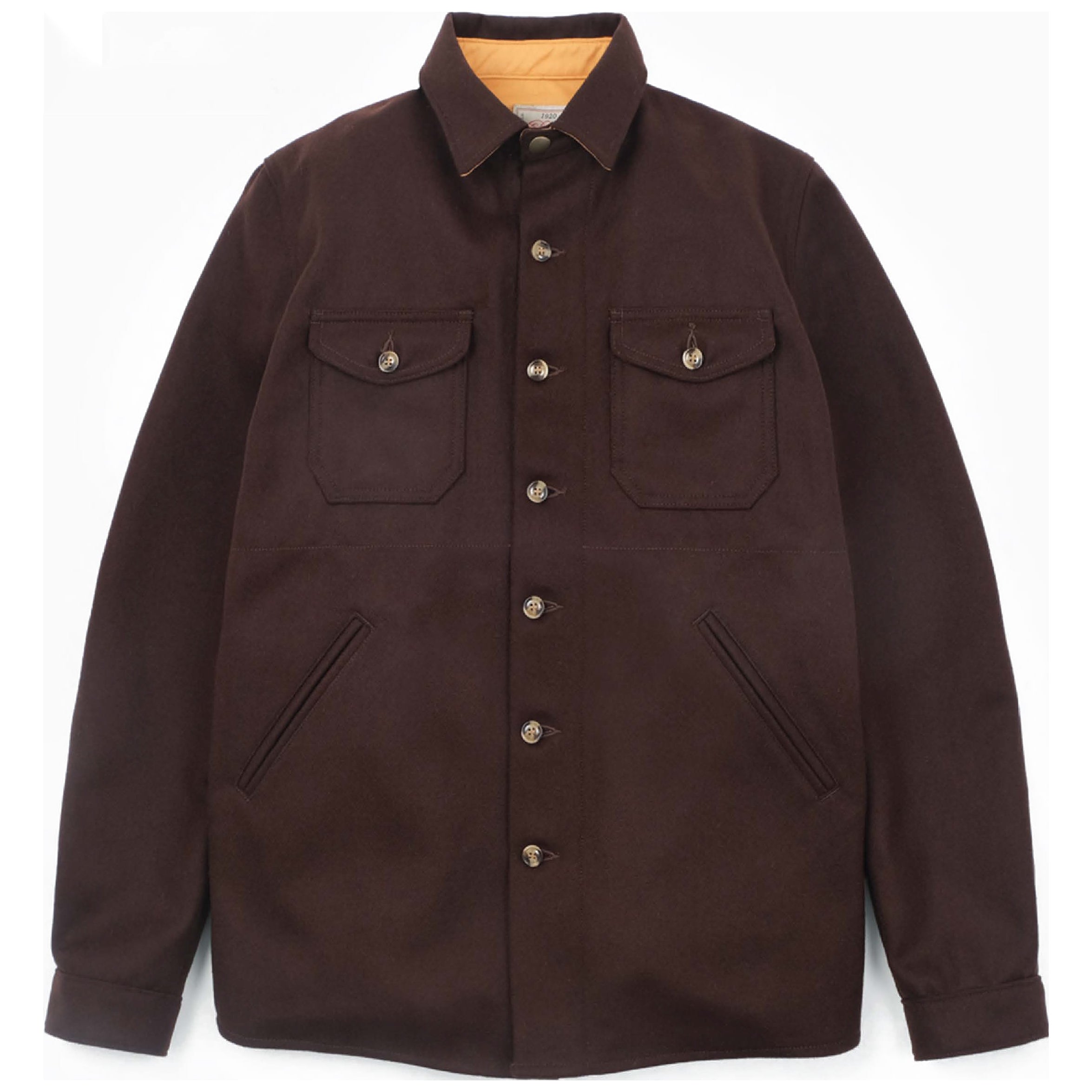 Crissman Overshirt Wool Brown