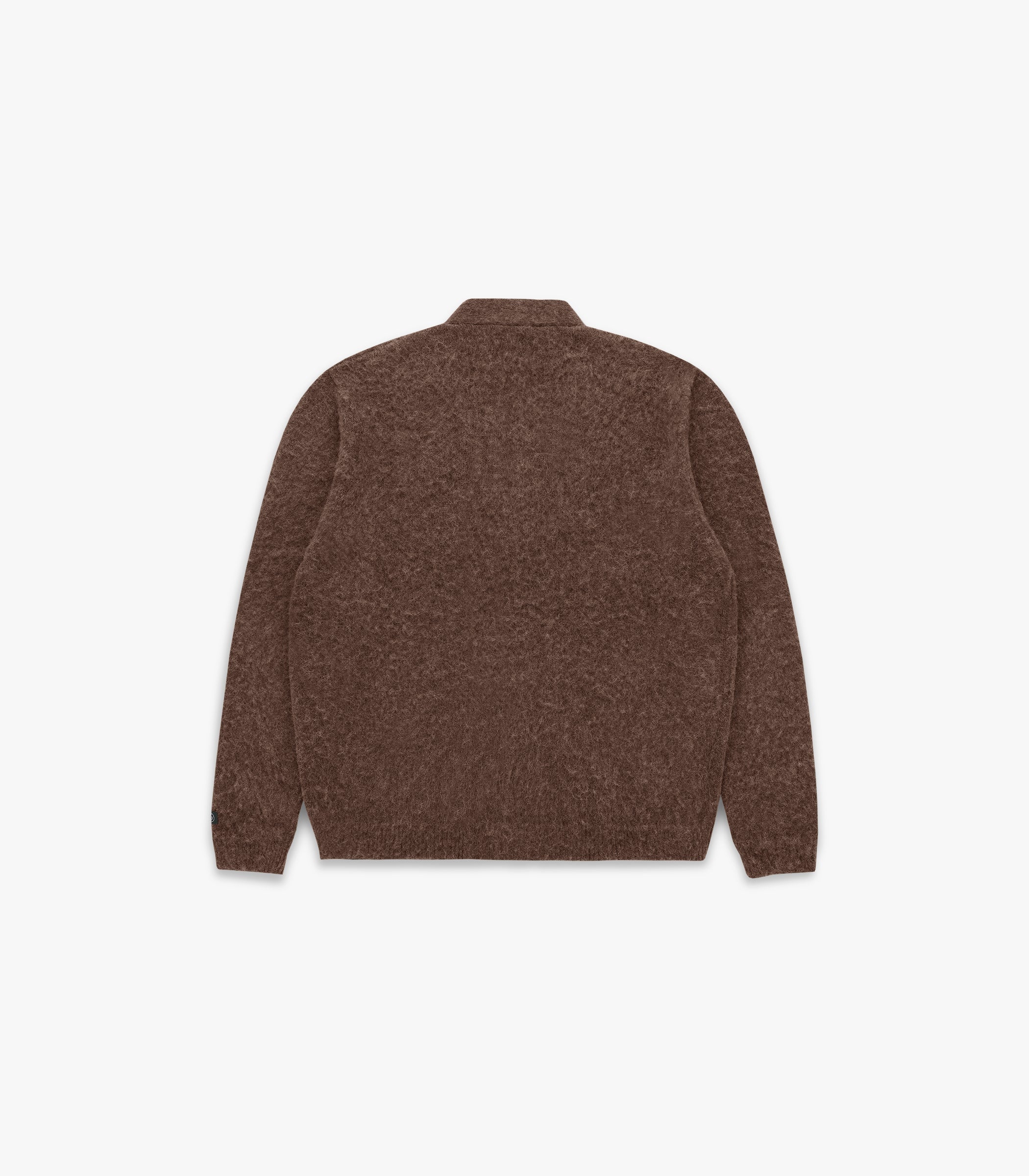 Amos Alpaca Cardigan Brown