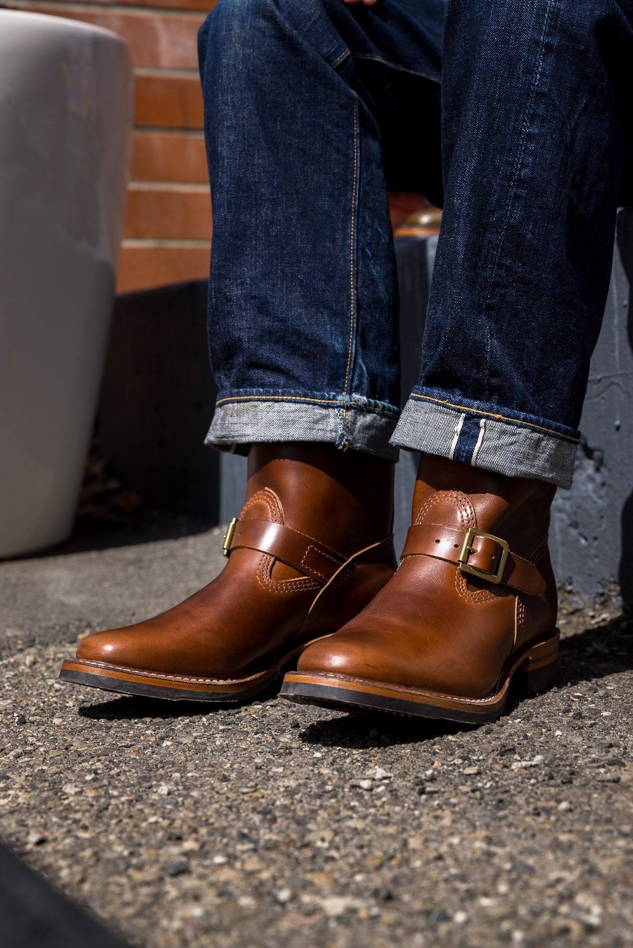Wesco X Brooklyn Clothing Custom Mister Lou Mahogany Chromexcel