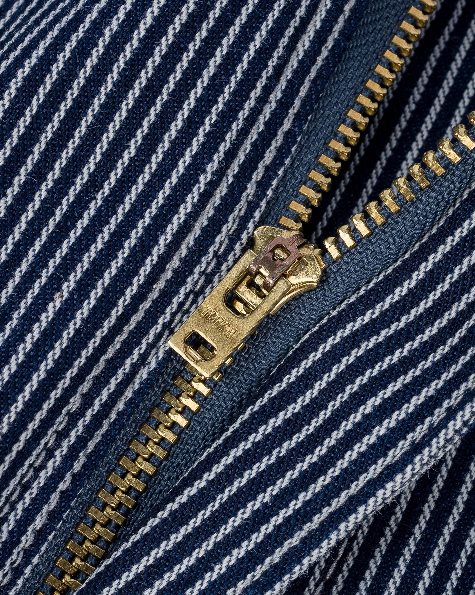 IH-739-IND 10.5oz Narrow Stripe Hickory Cargo Pants Indigo