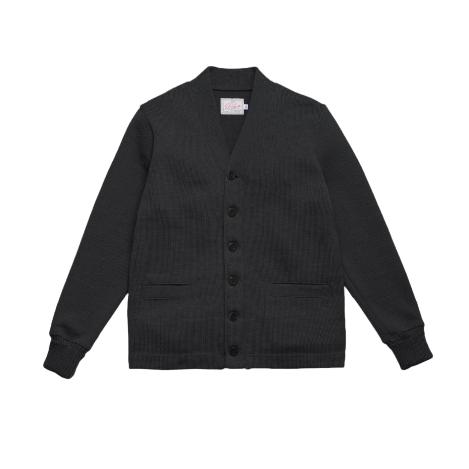 Classic Cardigan Sweater Dark Charcoal