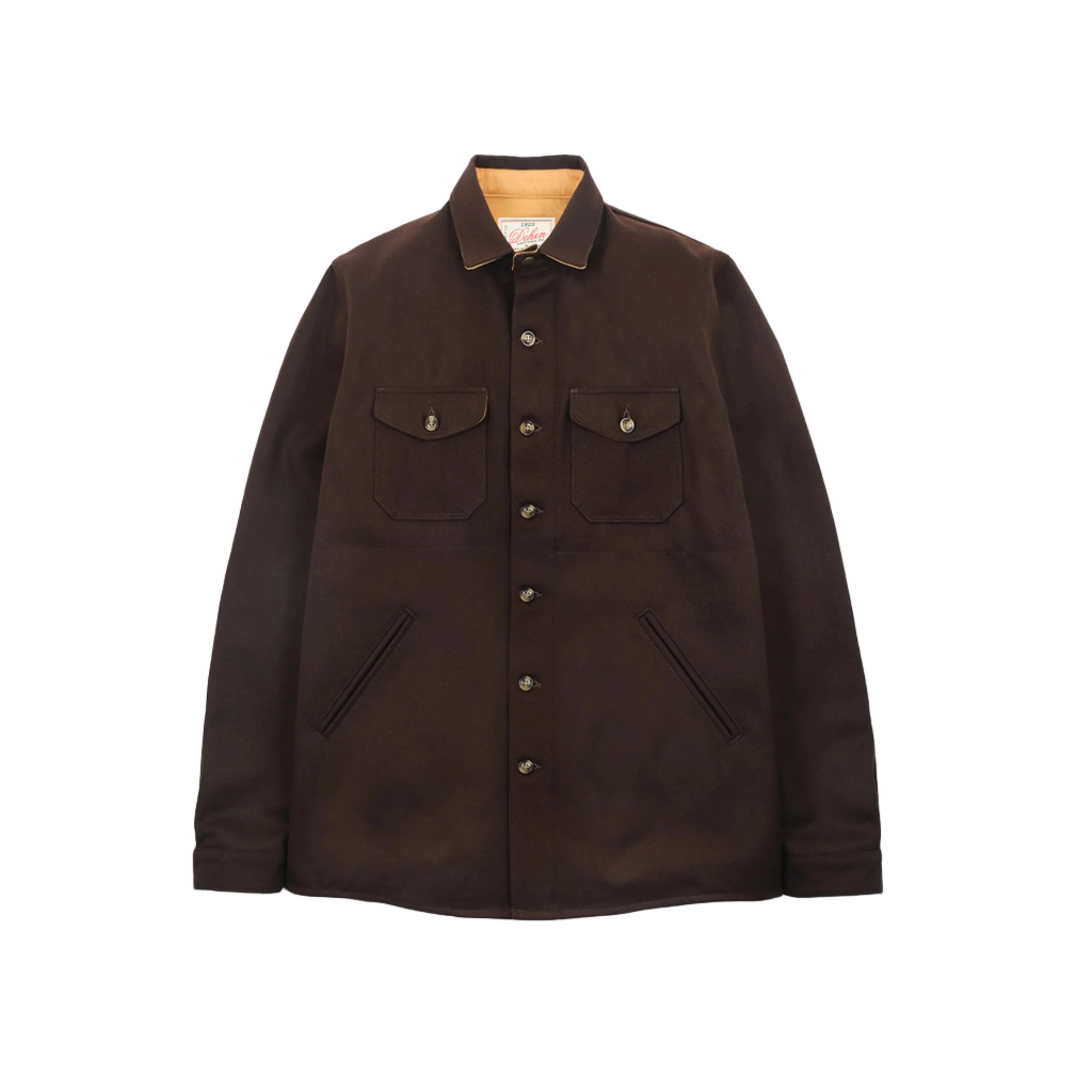 Crissman Overshirt Wool Brown