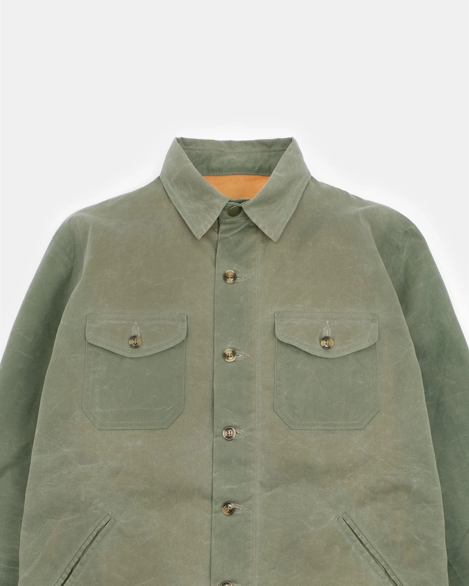 Crissman Overshirt Everwax Light Moss