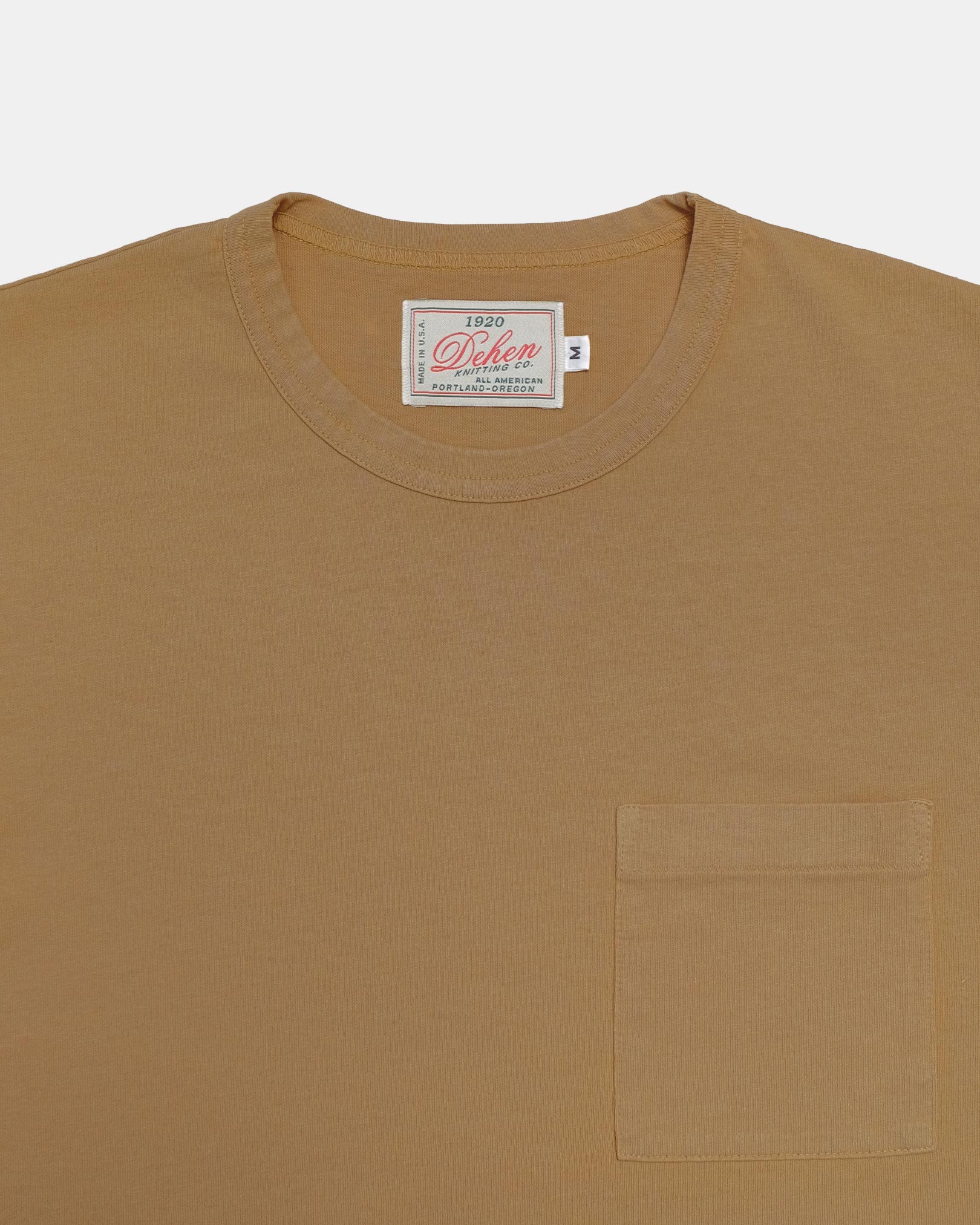 Heavy Duty Long Sleeve Pocket Tee Fawn