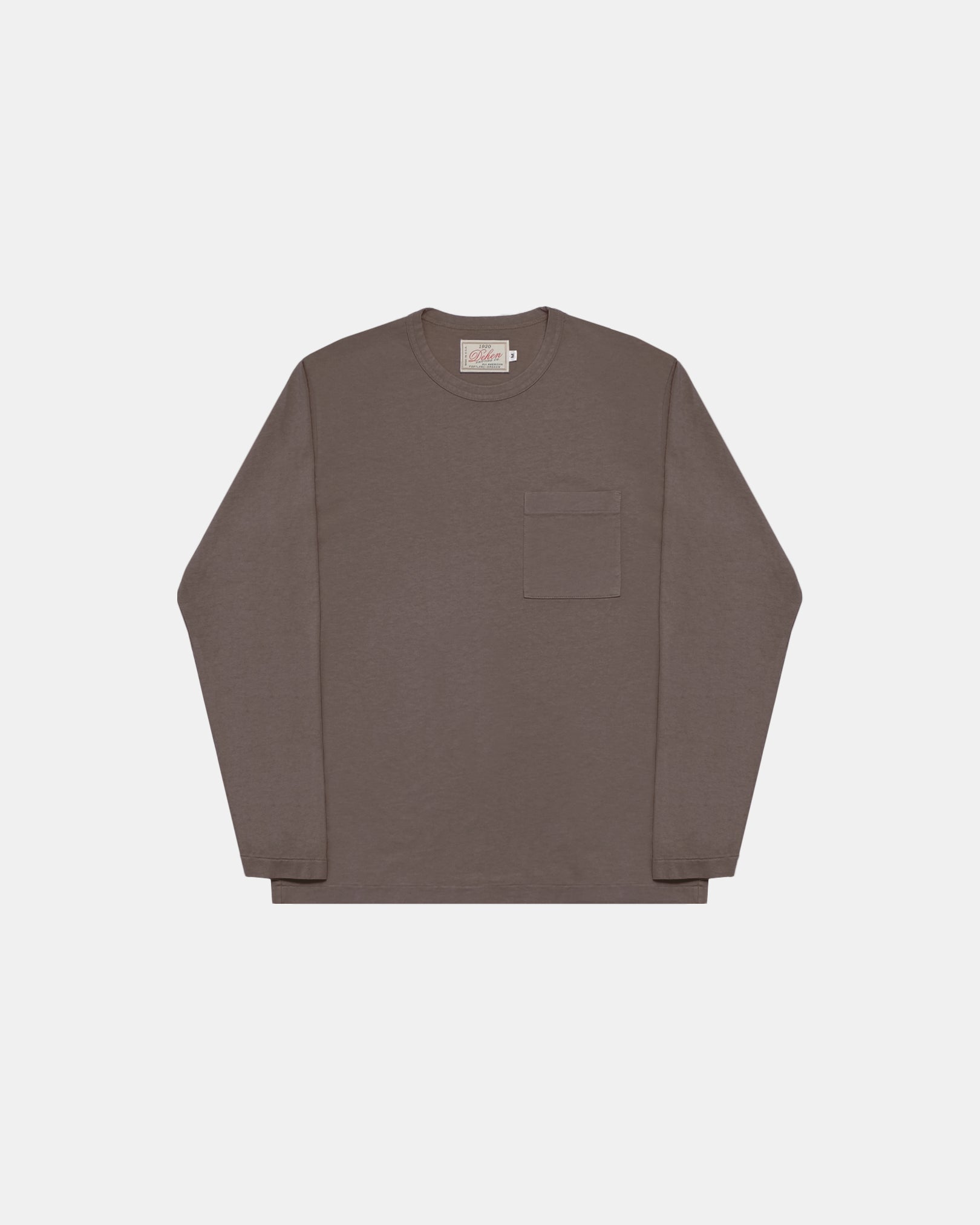 Heavy Duty Long Sleeve Pocket Tee Smoke