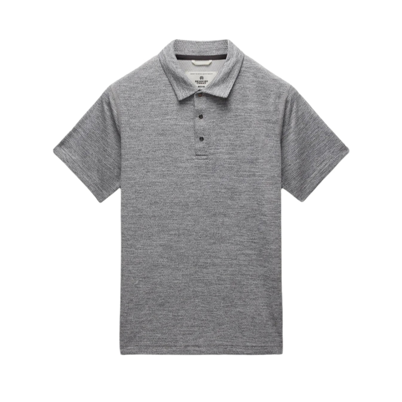 Solotex Mesh Tiebreaker Standard Fit Polo Heather Grey