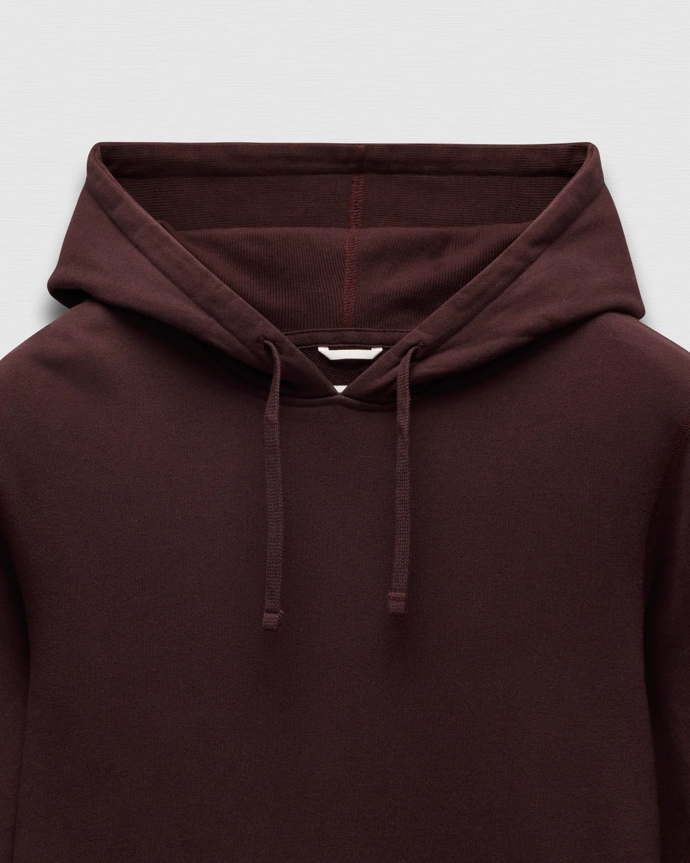 Midweight Terry Slim Hoodie Oxblood