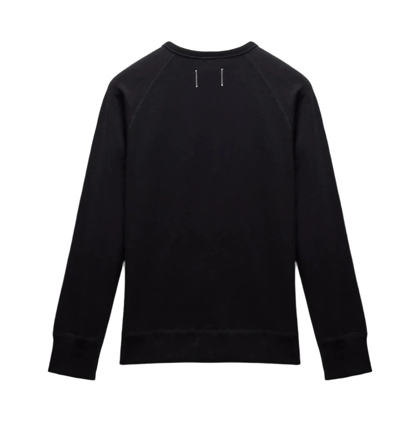 Midweight Terry Slim Crewneck Black