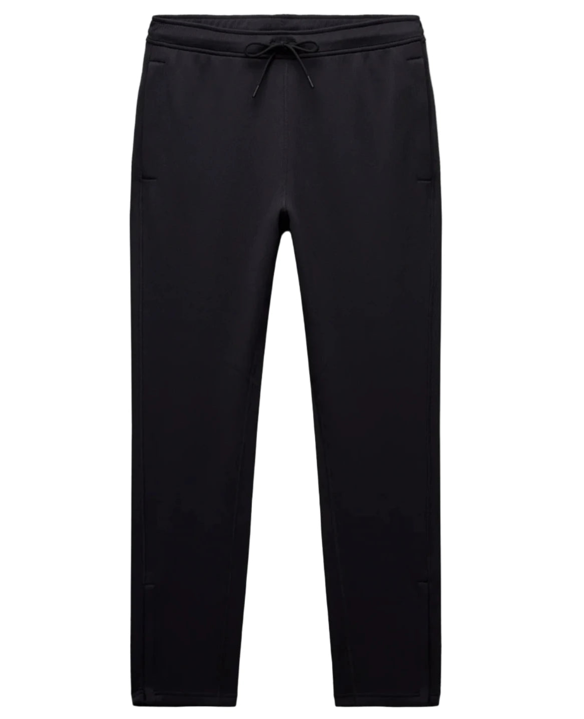 Black pants on a light gray background