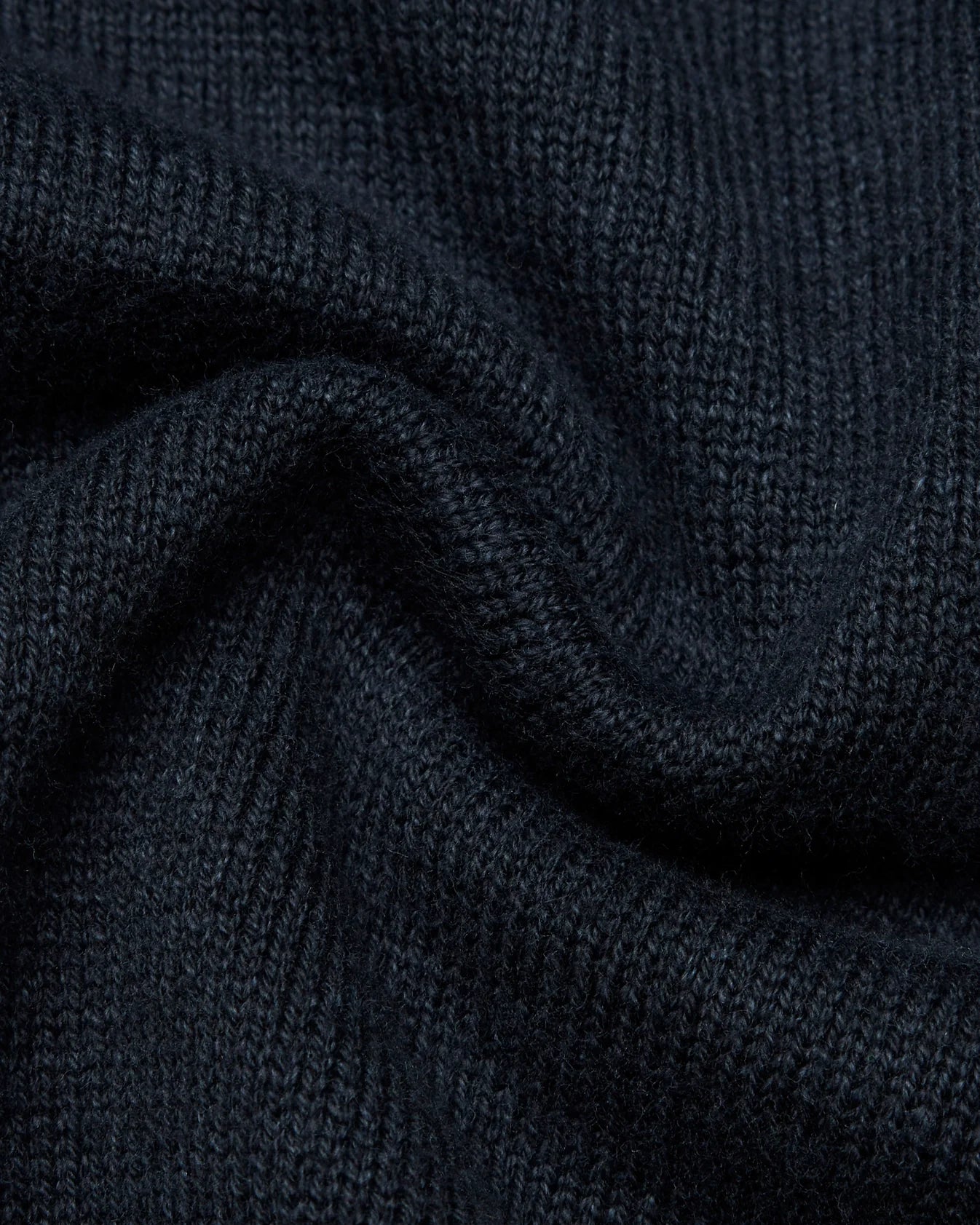 Cotton Slub Laurel Crewneck Navy