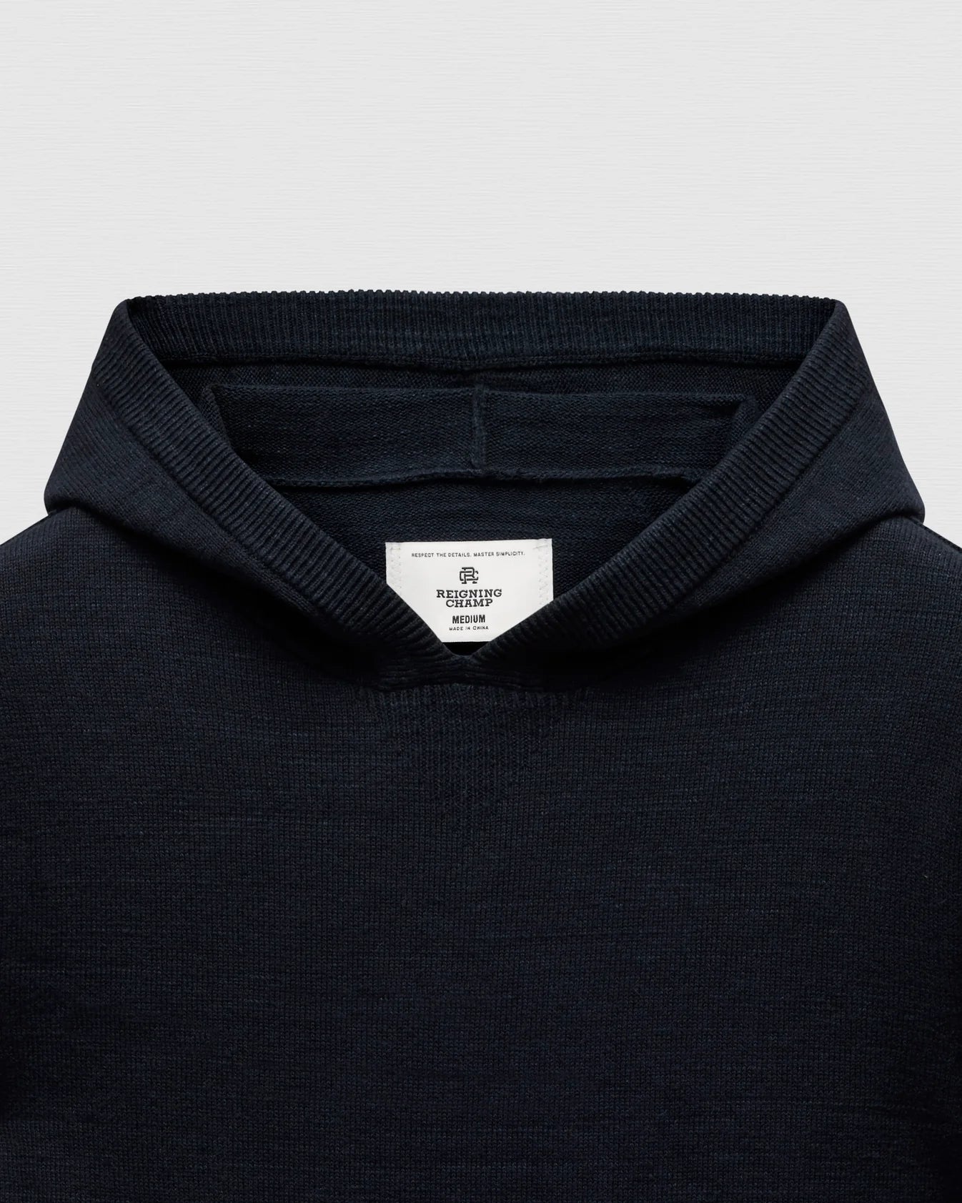 Cotton Slub Laurel Hoodie Navy