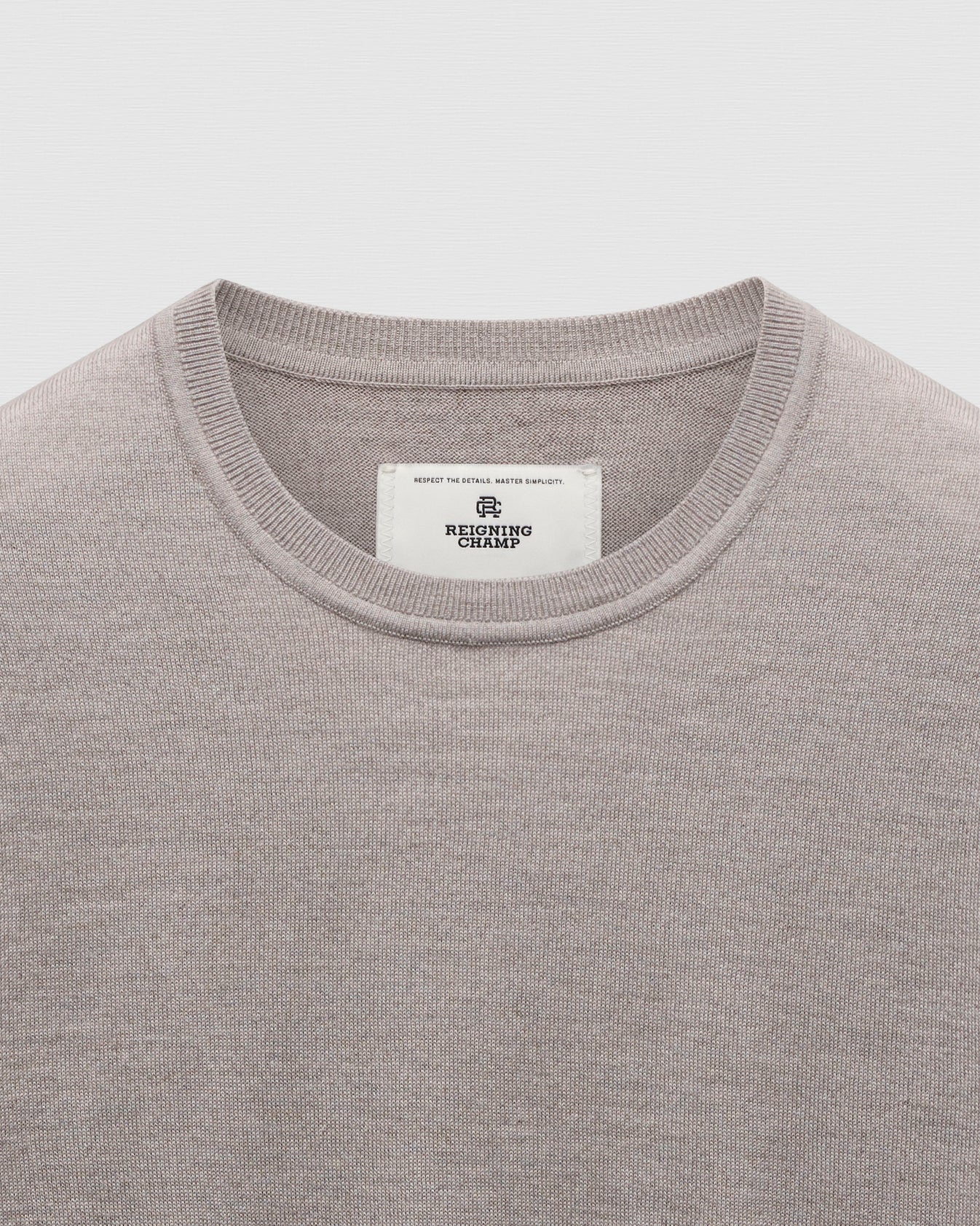 Lightweight Merino Harry Crewneck Dove