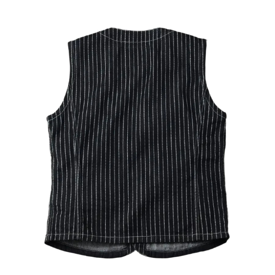 FN-MVD-702 10oz Wabash Denim Work Vest Indigo