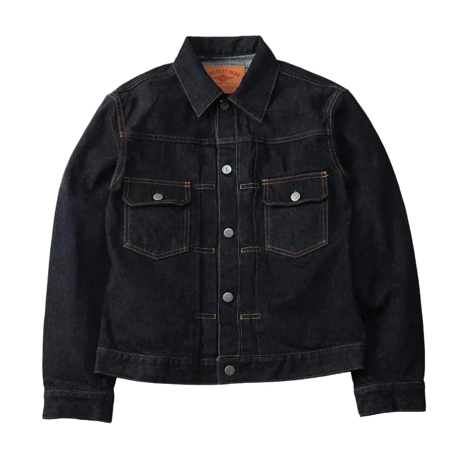 FN-OJ-D002 14.5oz Selvedge Denim Jacket 50's Model