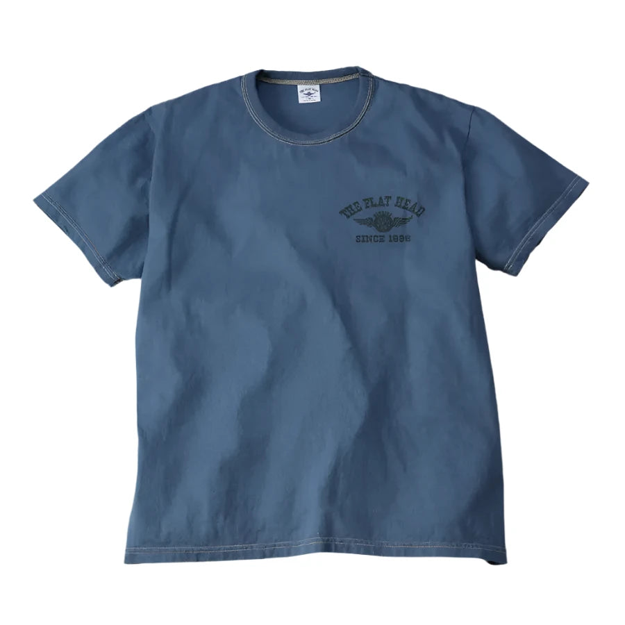 FN-THC-202 Flying Wheel Tee Blue