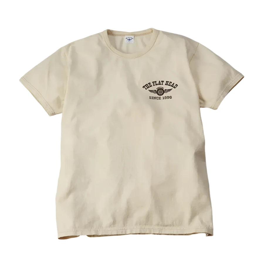 FN-THC-202 Flying Wheel Tee Ivory