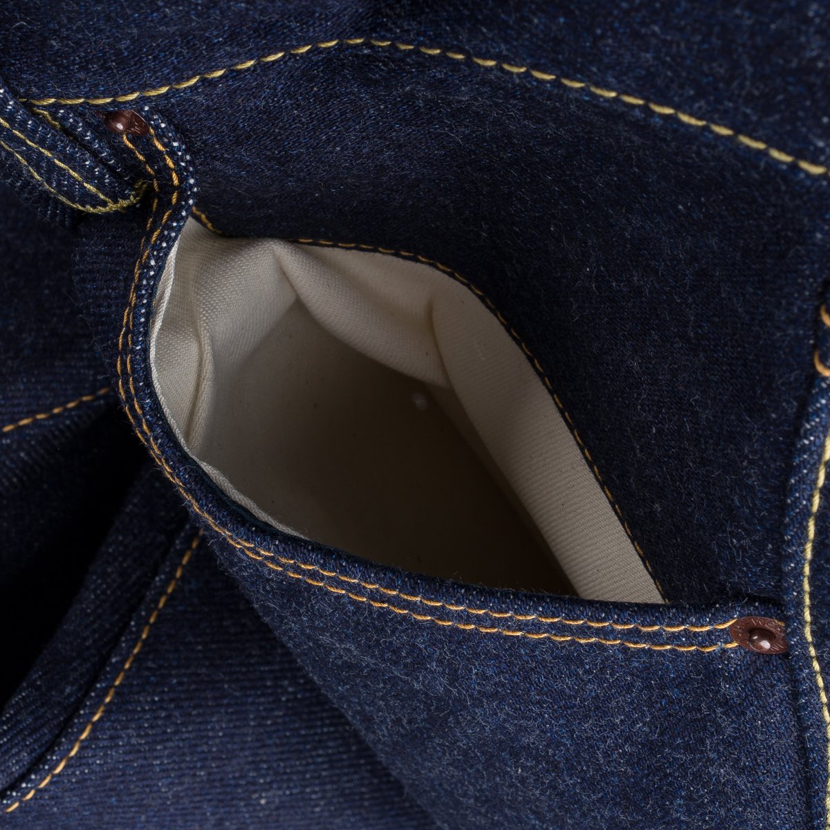 IH-666S-UHR 21/23oz Ultra Heavy Raw Selvedge Denim Slim Straight Indigo