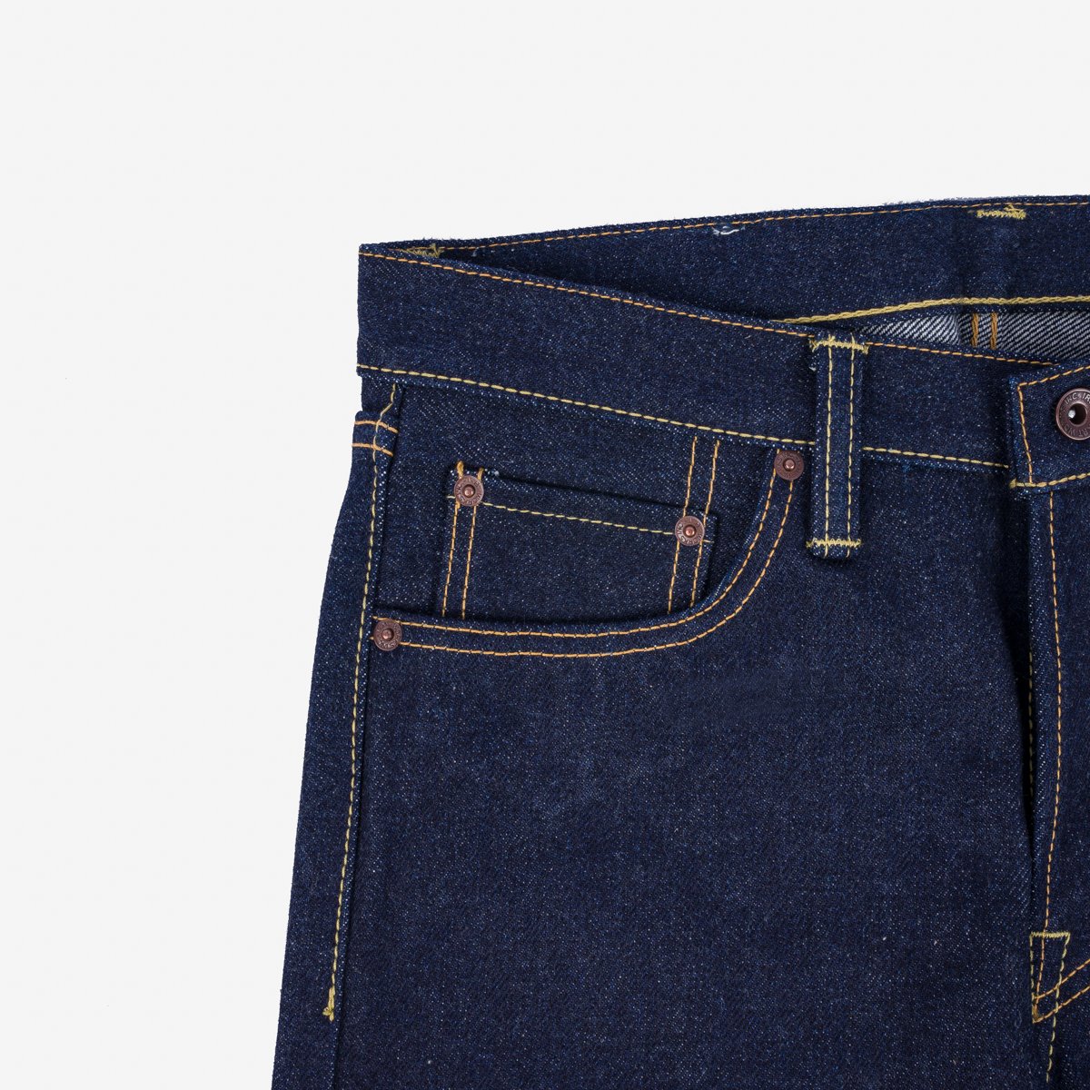 IH-666S-UHR 21/23oz Ultra Heavy Raw Selvedge Denim Slim Straight Indigo