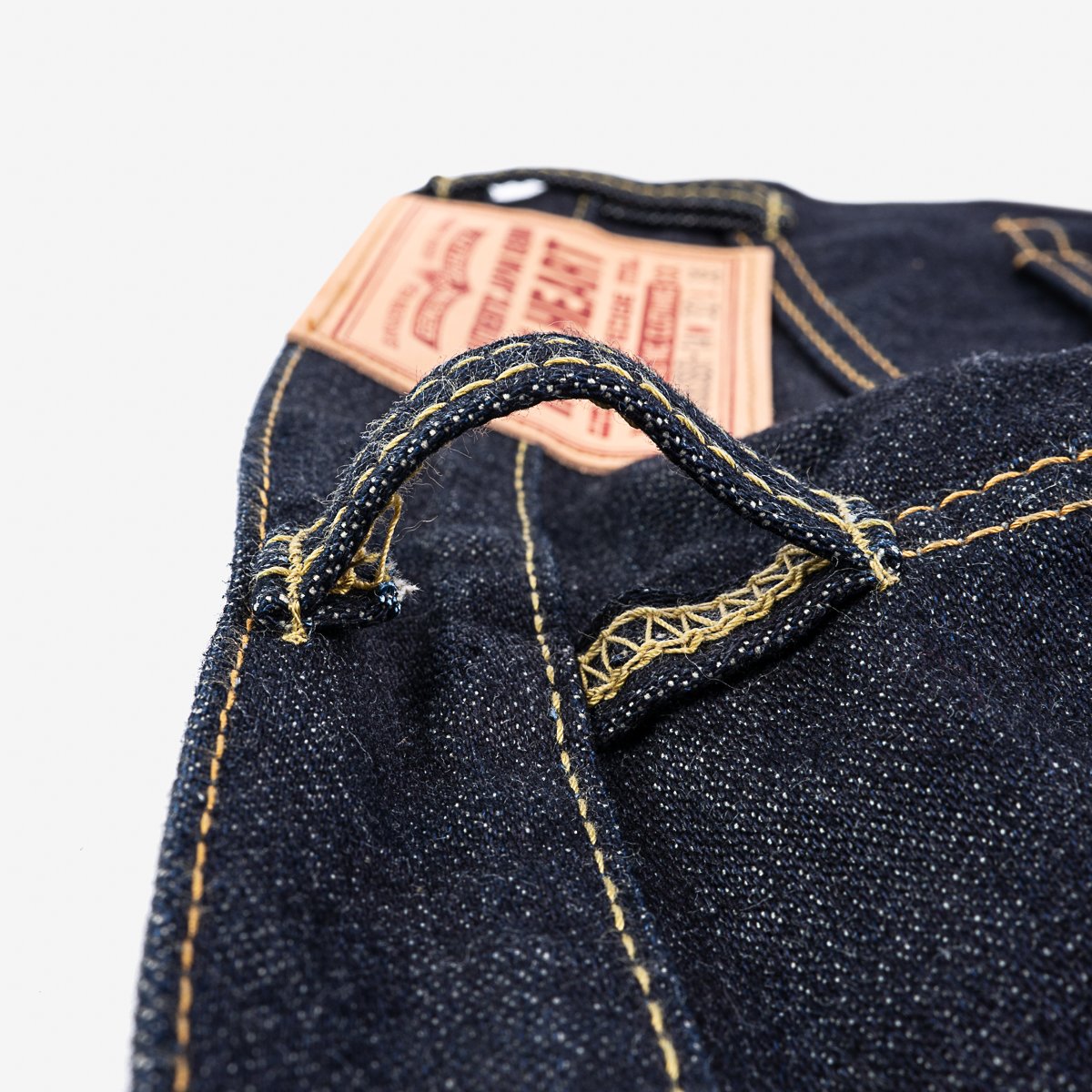 IH-666SBR-14 14oz Broken Twill Selvedge Denim Slim Straight Indigo