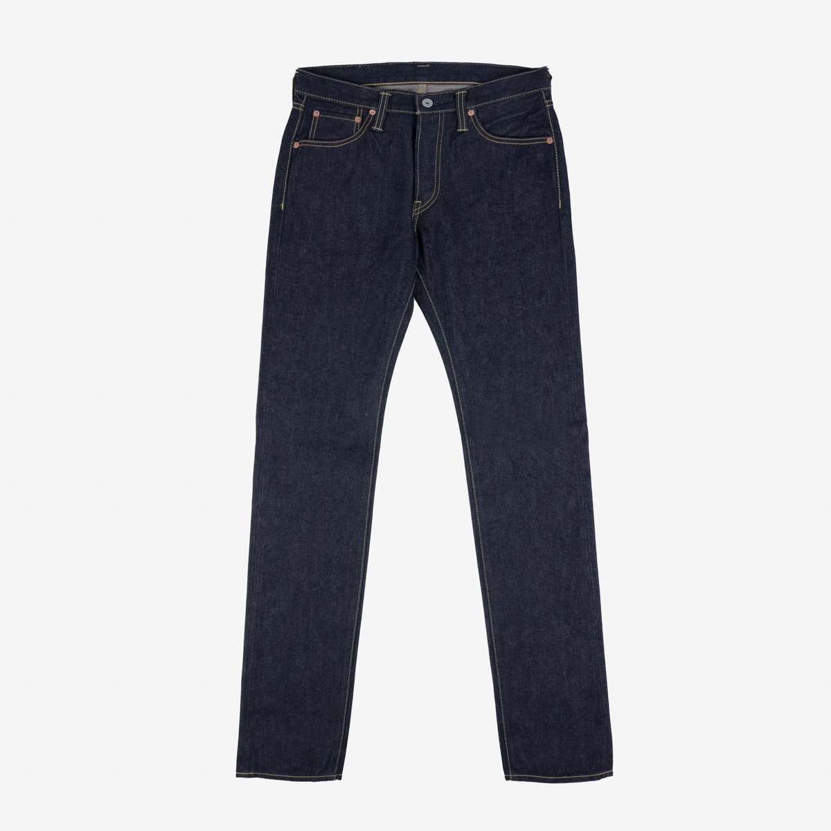 IH-777SBR-14 14oz Broken Twill Selvedge Denim Slim Taper Indigo