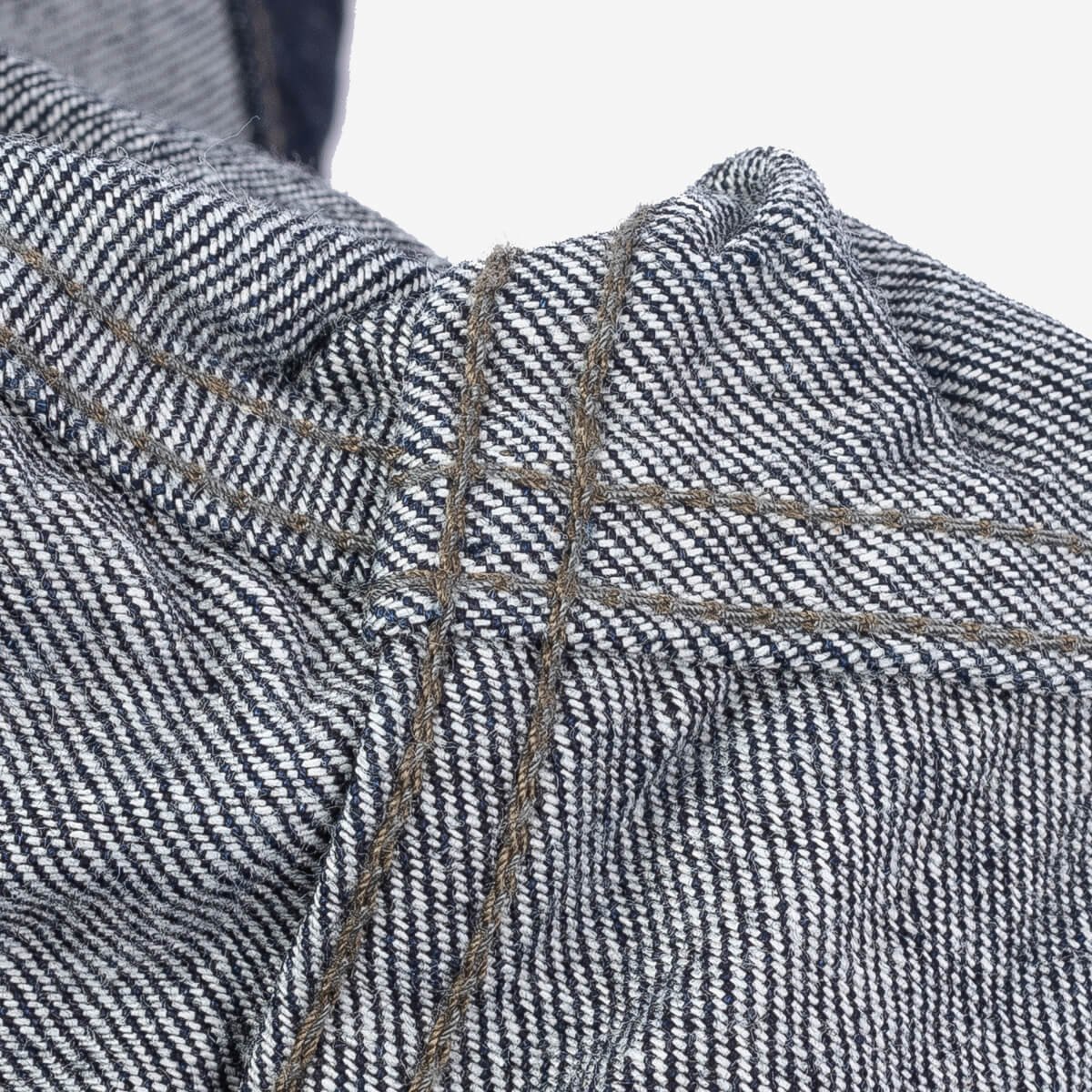 IHSH-326-IND 12oz Selvedge Denim Work Shirt With Snaps Indigo