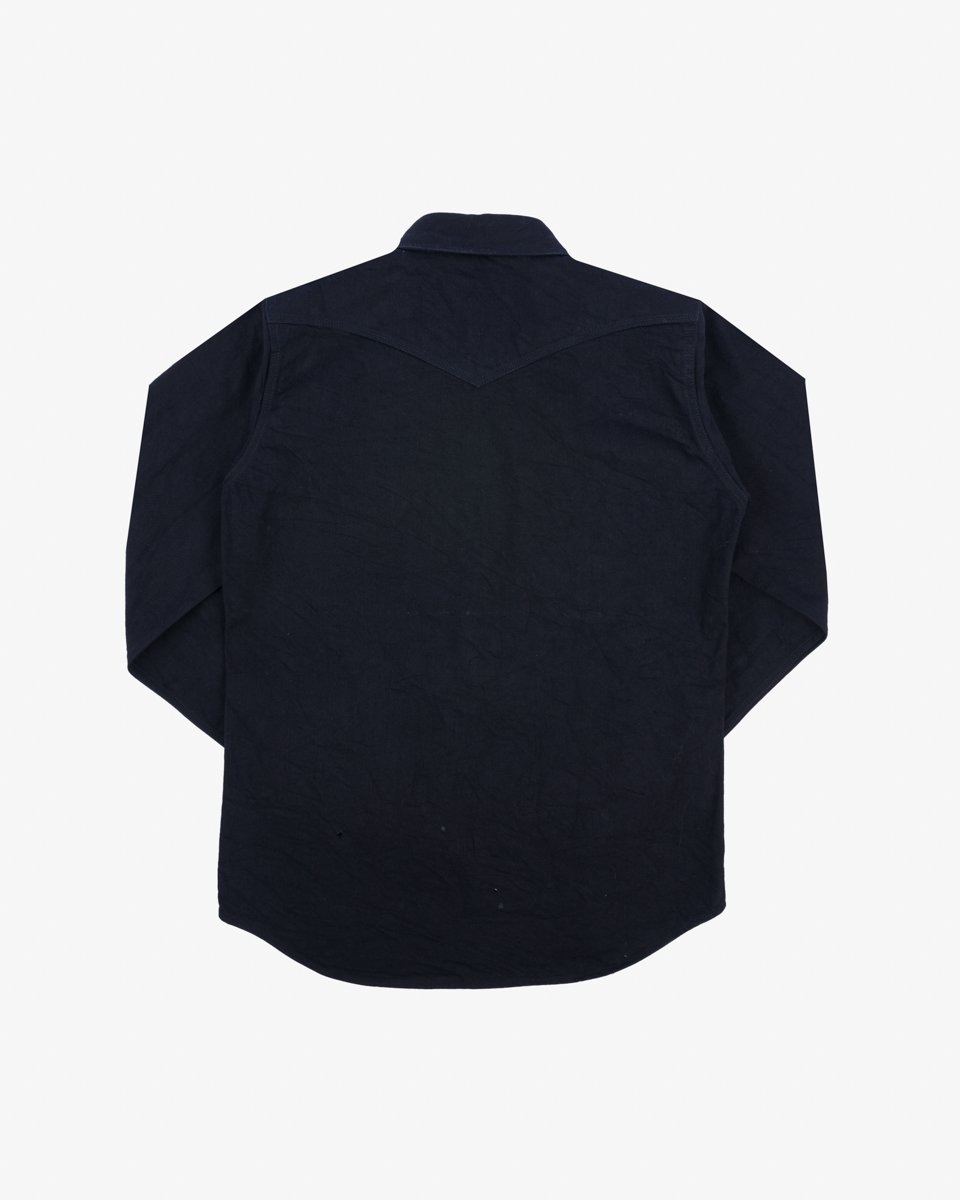 IHSH-396-BLK 13.5oz Denim Western Shirt Black