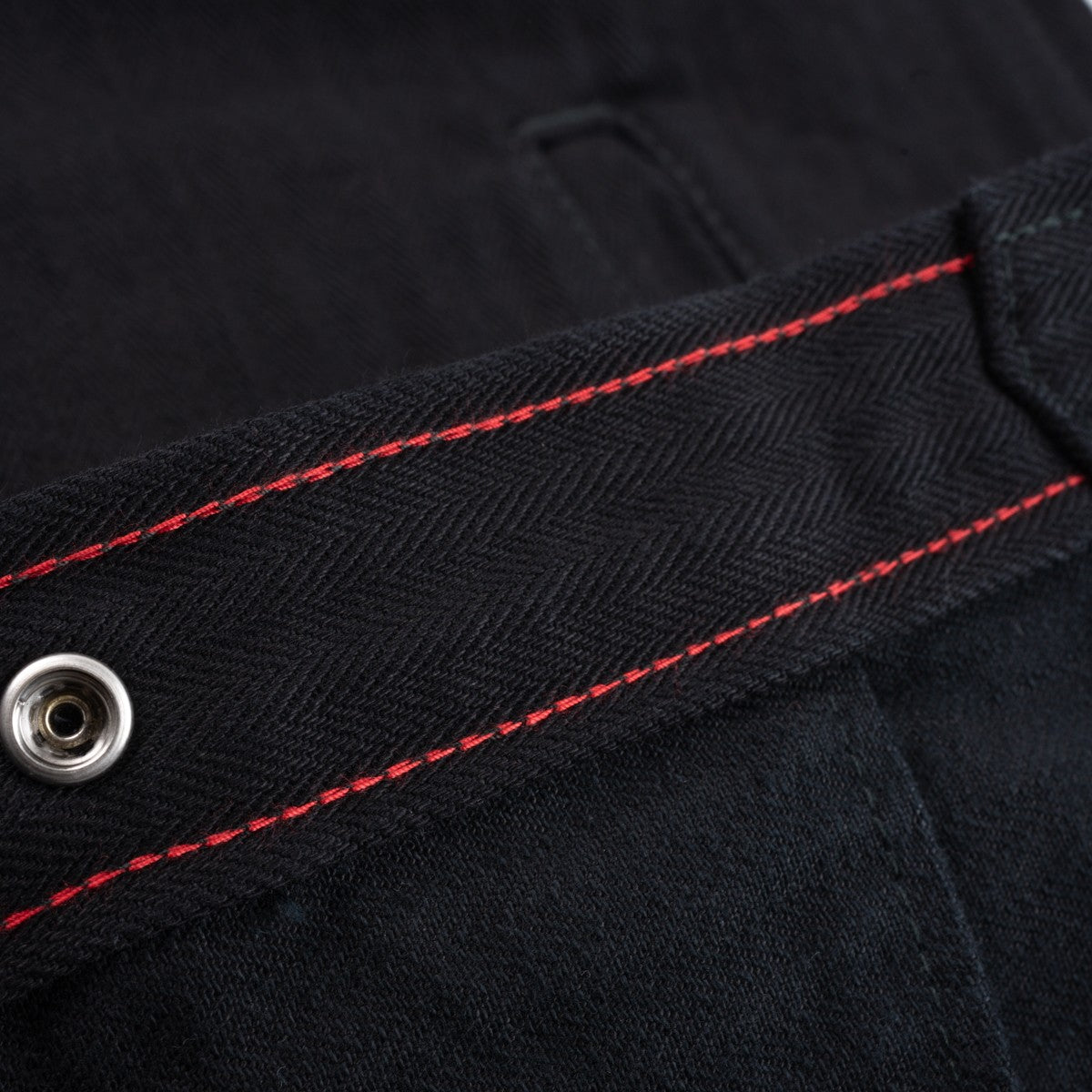 IHSH-410-BLK 14oz Herringbone CPO Western Shirt Black