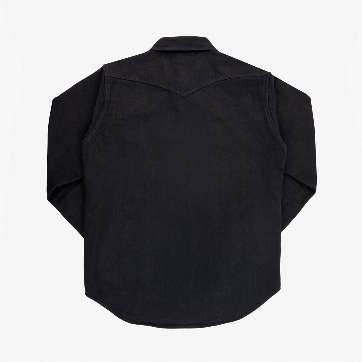 IHSH-410-BLK 14oz Herringbone CPO Western Shirt Black