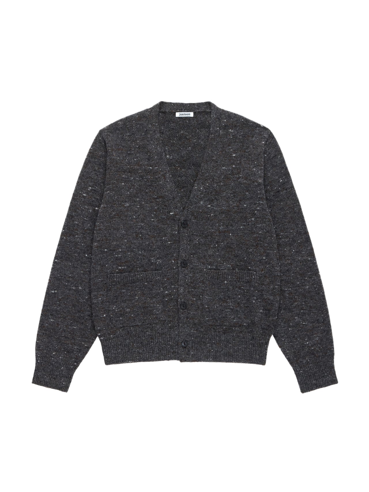Classic Cardigan Pewter Tweed