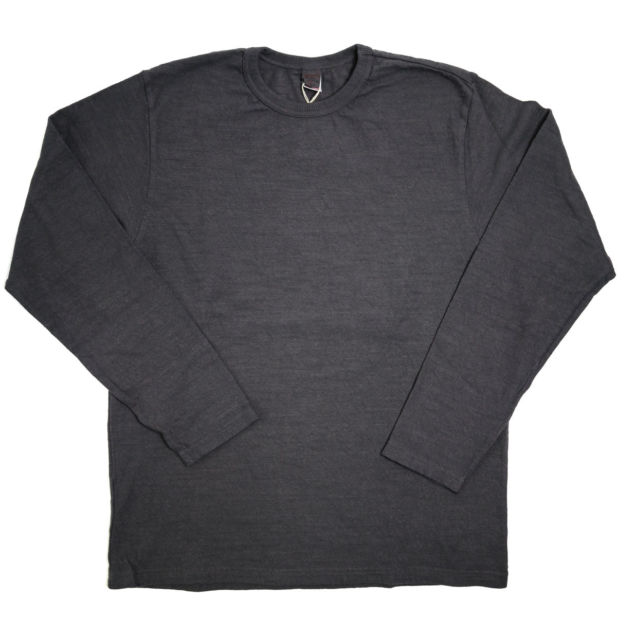 No. 8 Slub Nep Long Sleeve T-Shirt Steel Gray