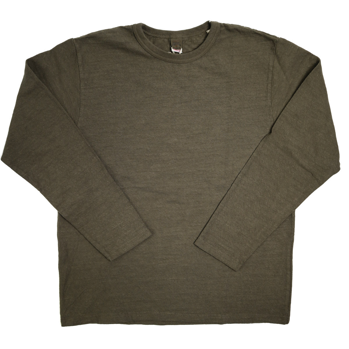 No. 8 Slub Nep Long Sleeve T-Shirt Olive
