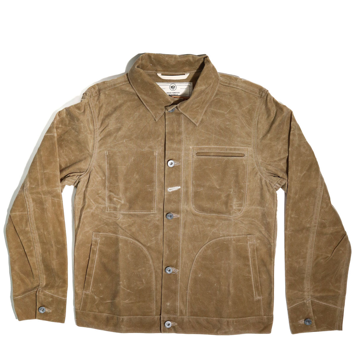 Ridgeline Supply Jacket Tan Waxed Canvas