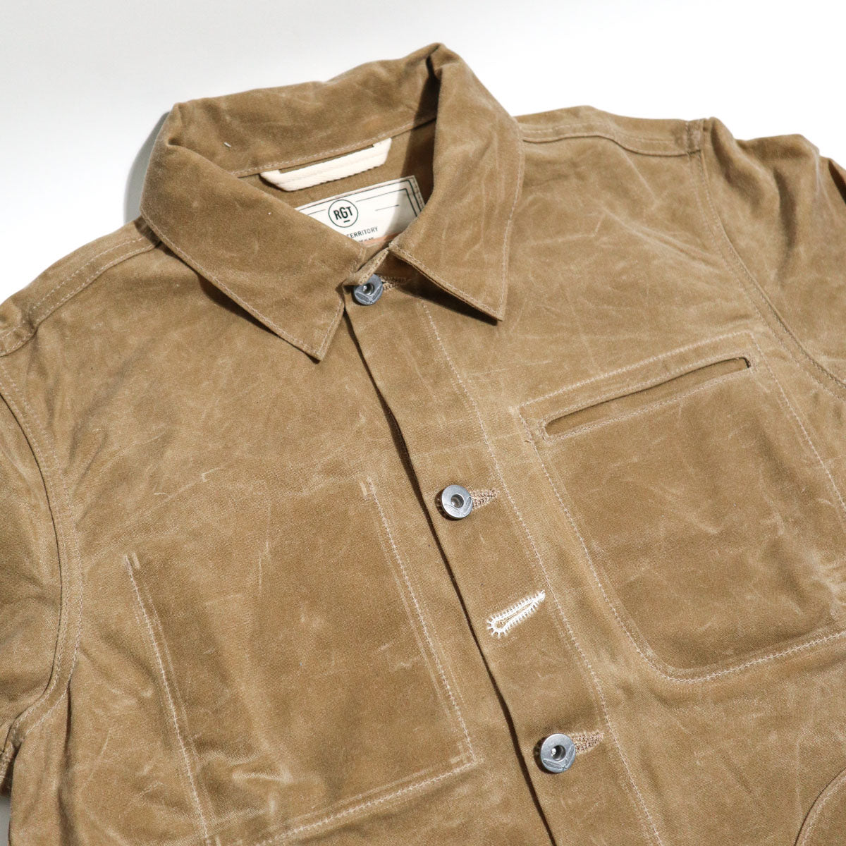 Ridgeline Supply Jacket Tan Waxed Canvas