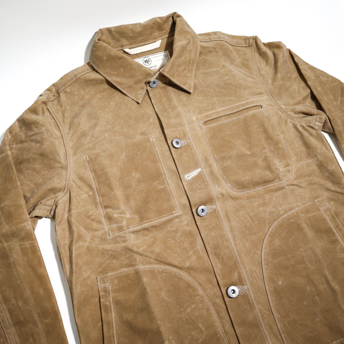 Ridgeline Supply Jacket Tan Waxed Canvas