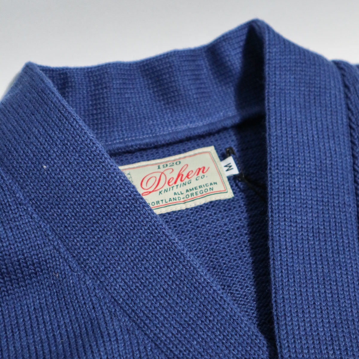 Brooklyn x Dehen Classic Cardigan Sweater Bridge Blue