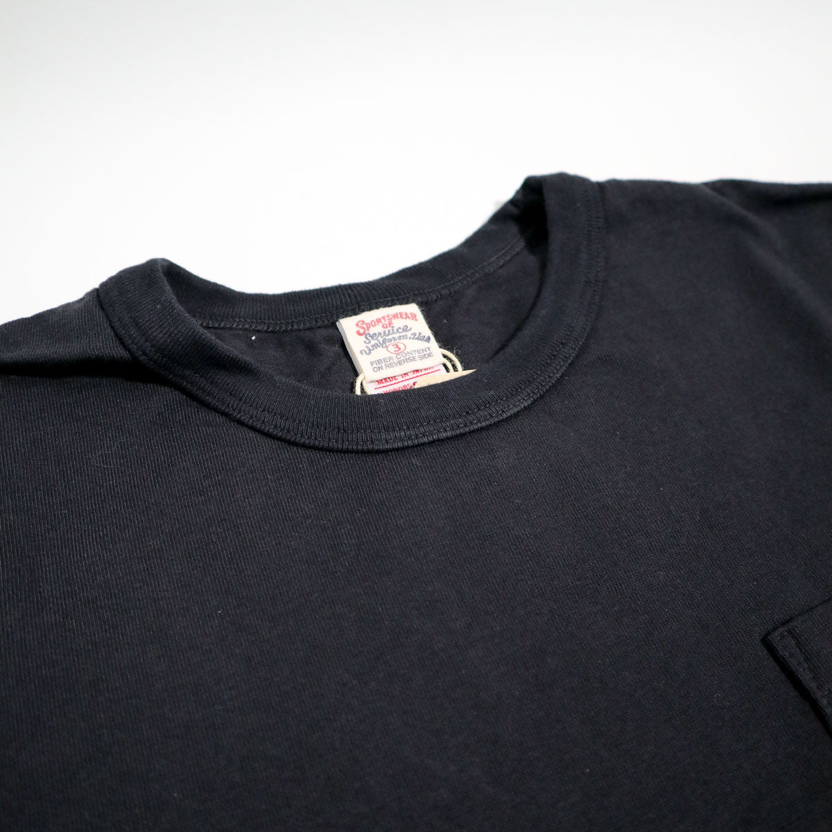 Ramayana Crewneck Pocket Tee Black