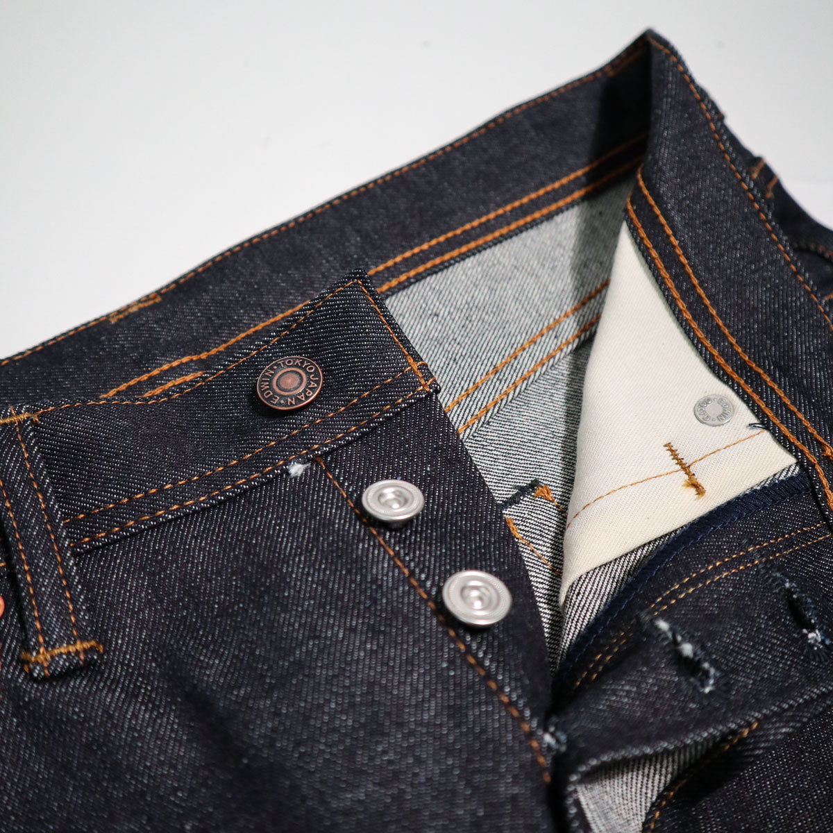 AKT03 Dry Indigo 13.5oz Japanese Selvedge Denim Regular Straight