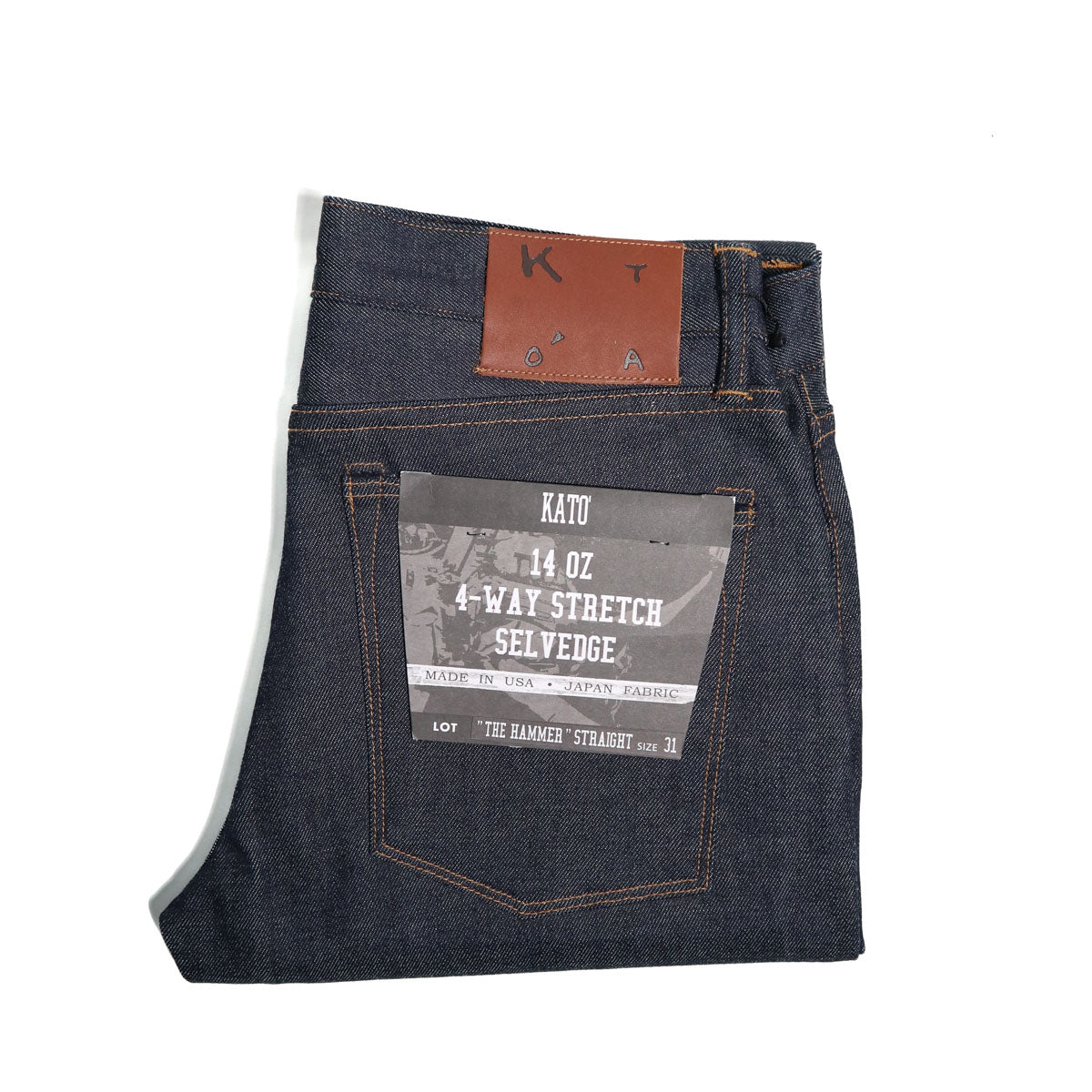 The Hammer Straight 14oz Indigo Raw Selvedge Denim