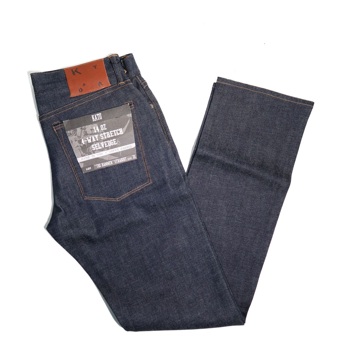 The Hammer Straight 14oz Indigo Raw Selvedge Denim