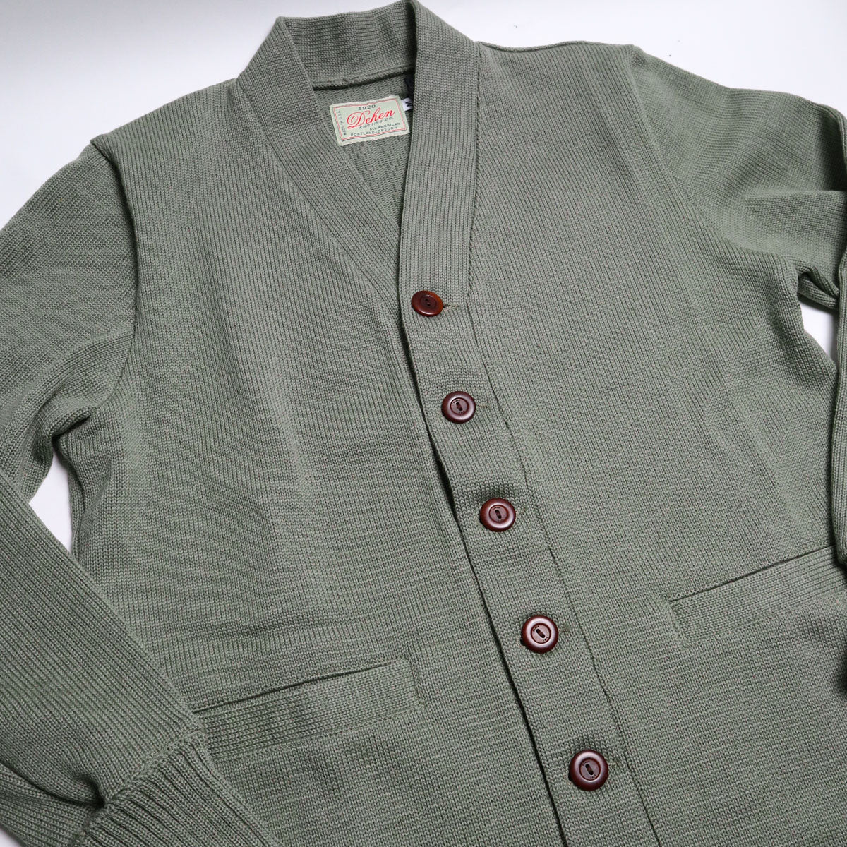Classic Cardigan Sweater Sage