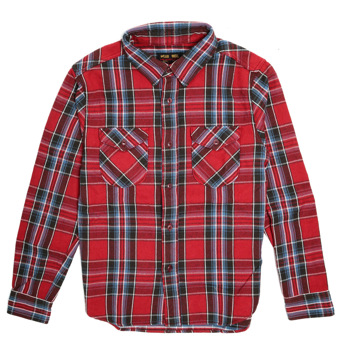 Heavy Flannel Shirt Red Type-B