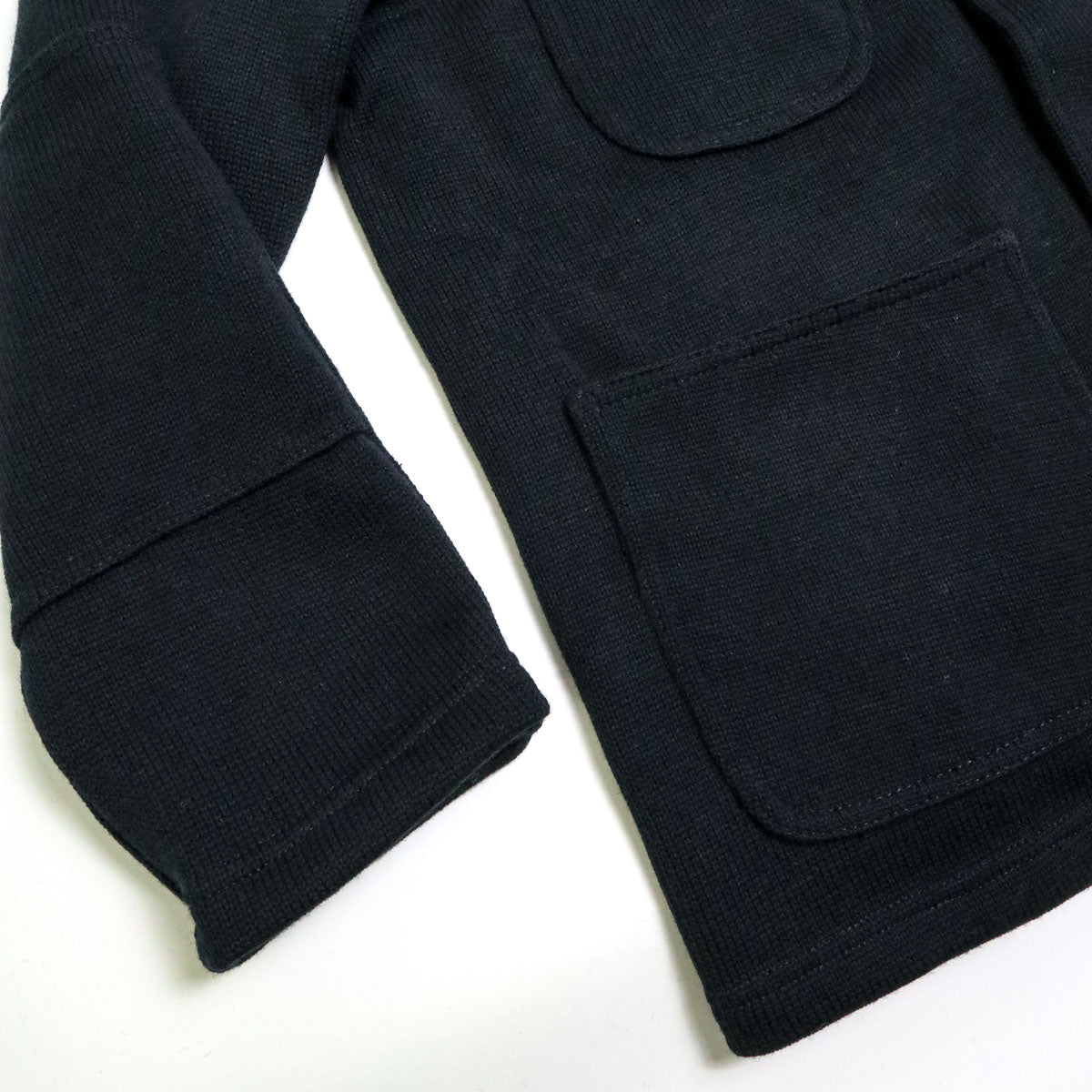 Knit Work Coat Black